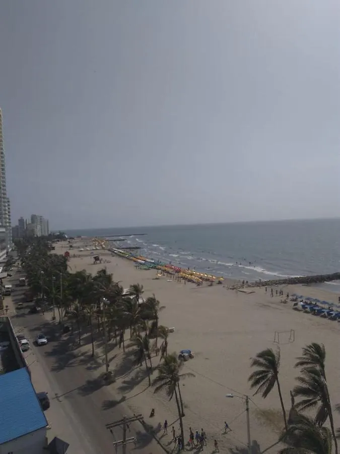 Cartagena Vista Al Mar En Edificio Mar Adentro Bocagrande 아파트 콜롬비아